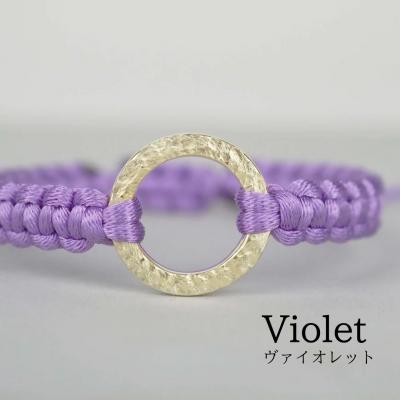 ふるさと納税 小松市 Bracelet -The SUN- ゴールド ブレスレット【バイオレット】 |  | 01