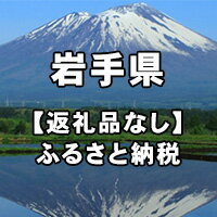 【ふるさと納税】岩手県への寄付（返礼品はありません）
