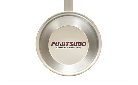 自動車用マフラーの部品がお皿に変身!? 食器と同じチタン製プレート【PLATE （Ti）持ち手付き（FUJITSUBO LOGO）】キャンプ バーベキュー ソロキャンプ レジャー チタン プレート 取