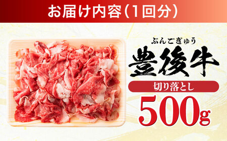 【全3回定期便】【使いやすい！】 おおいた豊後牛 牛肉 切り落とし 500g 日田市 / 株式会社MEAT PLUS　肉 牛肉 和牛[AREI041]