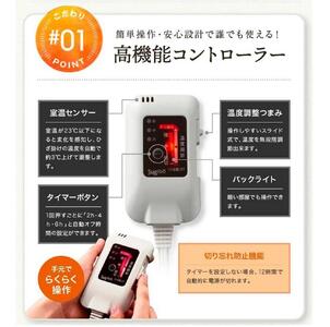 【ワイン】『和』【160×120cm】色々使える!ワイドサイズ暖か電気ひざ掛け SB-20HW01-WI