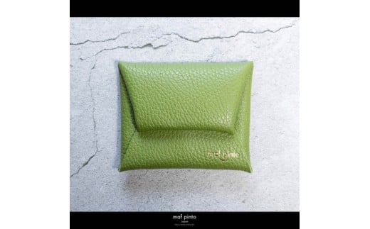 maf pinto (マフ ピント) ミニ財布 コンパクト ウォレット 小型 小銭入れ カードケース レザー 本革 58グリーンティー