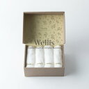 【ふるさと納税】Wellis【極上の肌心地】ウォッシュタオル4枚　ギフトセット　ナチュラルホワイト（009_5043_01）