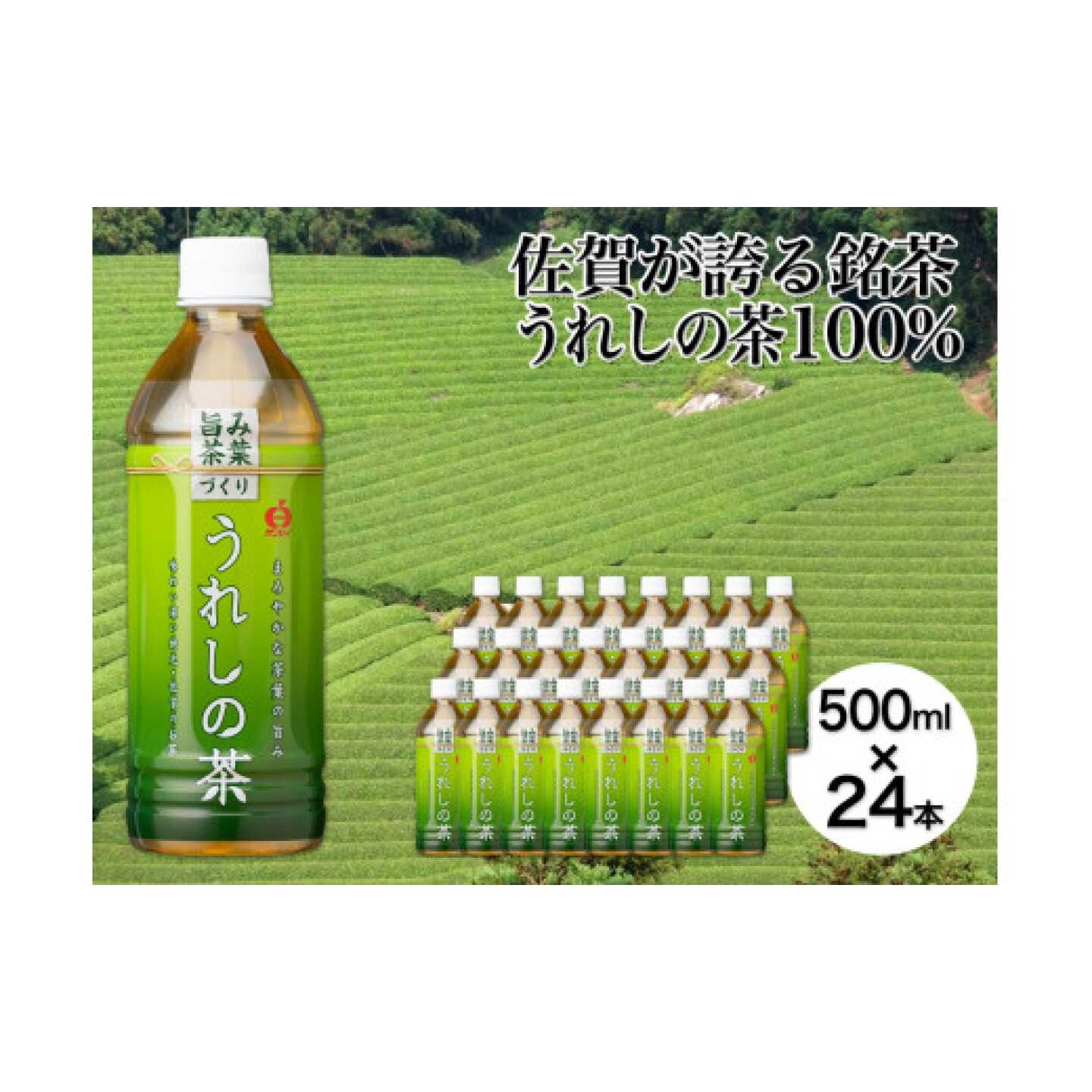 【ふるさと納税】うれしの茶 500ml×24本入 / お茶 緑茶 嬉野茶 ペットボトル / 佐賀県 / さが風土館季楽[41AABE106]