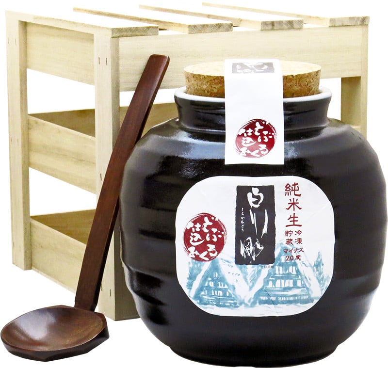 
            純米生白川郷どぶろく仕込み甕(かめ)詰め1.8L
          