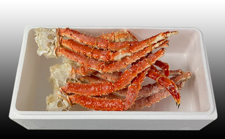 ＜12月21日決済分まで年内配送＞【北海道根室産】ボイルたらば蟹足5～16本(計1～1.2kg) C-36080