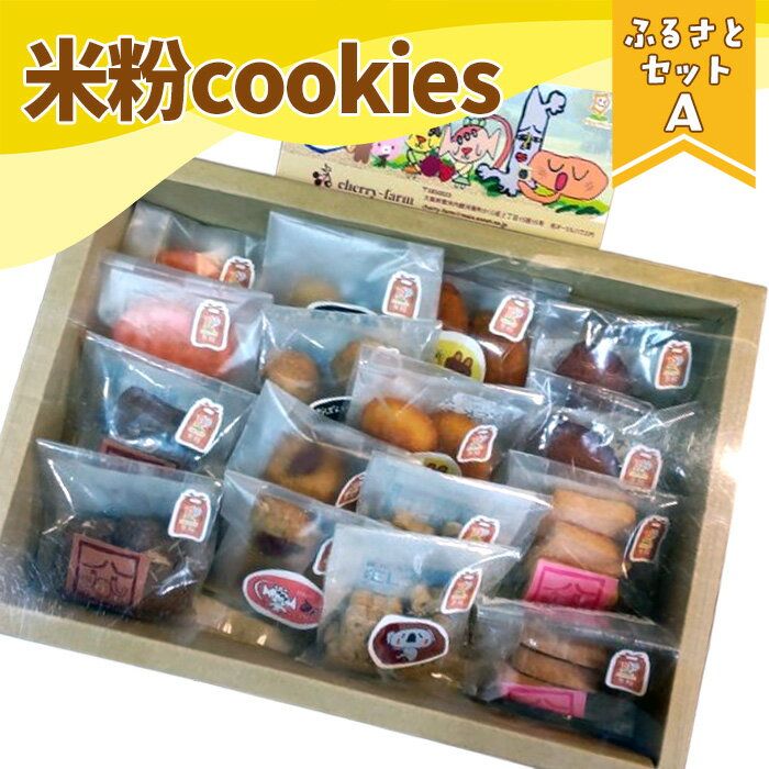 【ふるさと納税】 かなんブランド　米粉cookies　ふるさとセットA　1箱 ／ マドレーヌ フィナンシェ サブレ クッキー 焼き菓子 菓子 おやつ 送料無料 大阪府 No.397