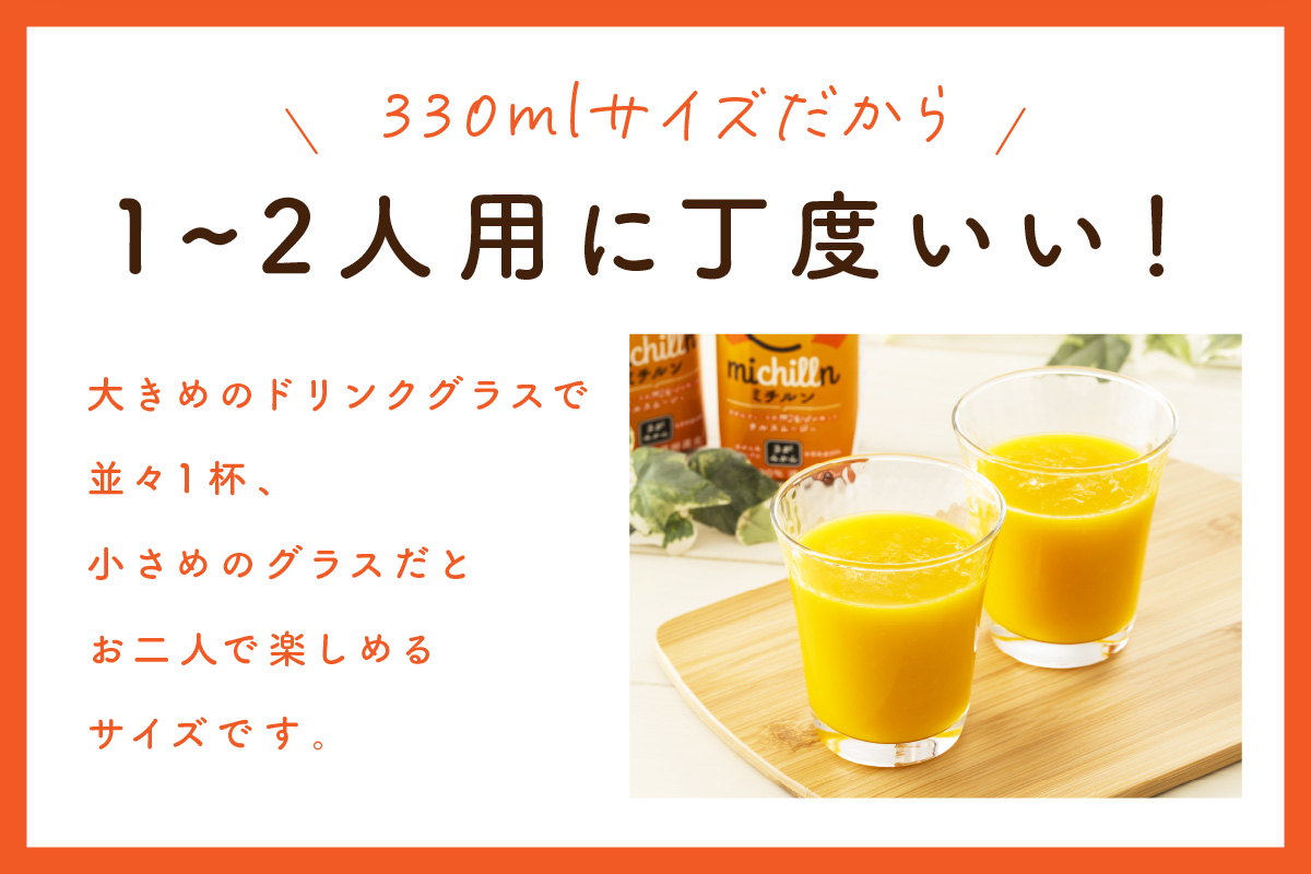 【佐賀県産温州みかん使用】 果汁 ミックスジュース　ミチルン　330ml×12本 A043_イメージ5