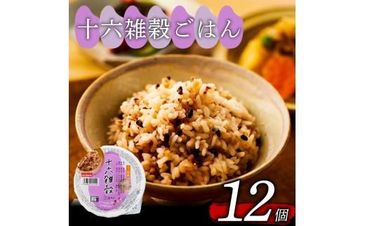 十六雑穀 ごはんパック 160g 12個 パックごはん パックご飯 ごはんパック ご飯パック パックライス パック 16雑穀 雑穀 米 ごはん ご飯 こめ ライス 備蓄 保存 防災 レンジ 調理 簡単