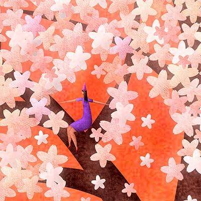 ふるさと納税 綾部市 ＼京都・綾部の癒やし系作家/【絵画】】桜　額装サイズ526mmx412mm |  | 03