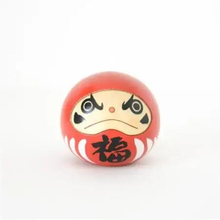 幸福だるま　赤(1体)_装飾品・工芸品   _【1293208】
