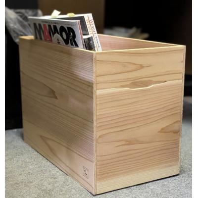 ふるさと納税 河内町 【茨城県伝統工芸品指定】yorozu 杉のマガジンラック |  | 02