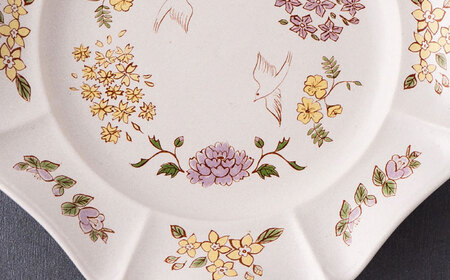 【美濃焼】紡花-Tsumugi- 20cmプレート 2枚 蒲公英(たんぽぽ)×蒲公英(たんぽぽ) 【Felice-フェリーチェ-藤田陶器】食器 皿 おしゃれ[MBX187]