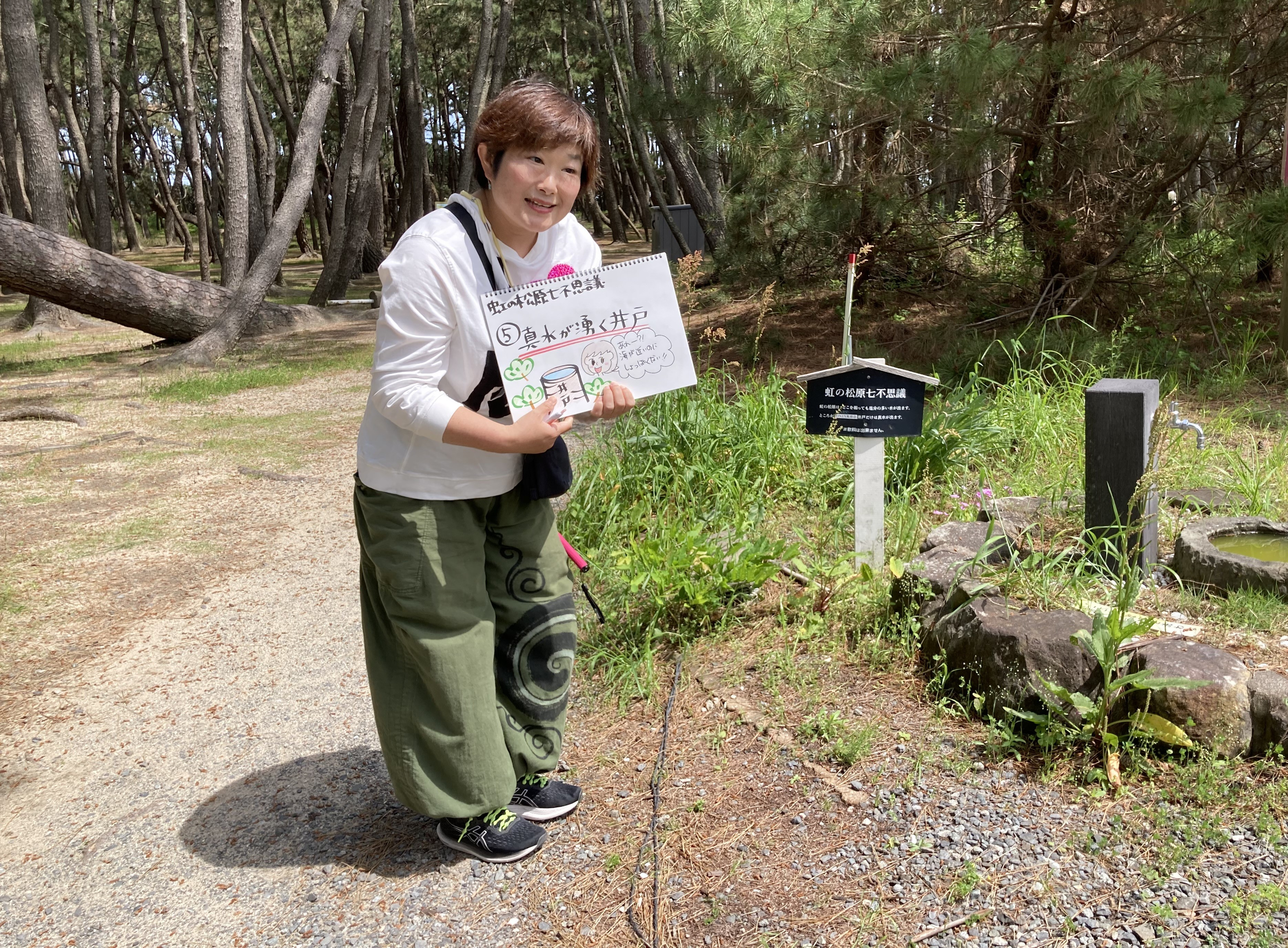 
            地元名物ガイドと歩こう「虹ノ松原お散歩ツアー」
          