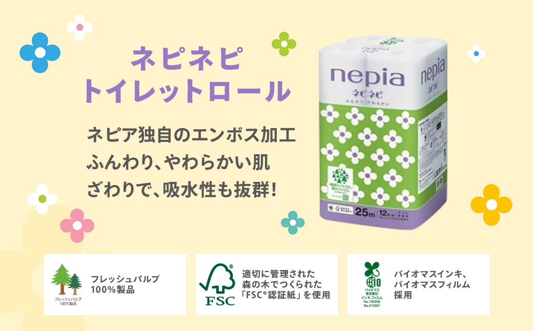 ★家計応援★【年内配送】ネピアネピネピトイレットロール12ロールダブル×6パック