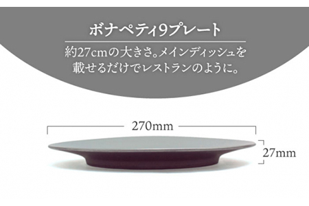 【美濃焼】王子様のボナペティ9プレート【RYOTA AOKI POTTERY/青木良太】 食器 プレート ディナープレート ディッシュプレート ワンプレート  皿 陶芸家 アート シルバー 銀 かっこ