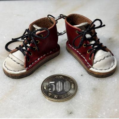 ふるさと納税 美作市 本革　ミニチュアスニーカー |  | 02