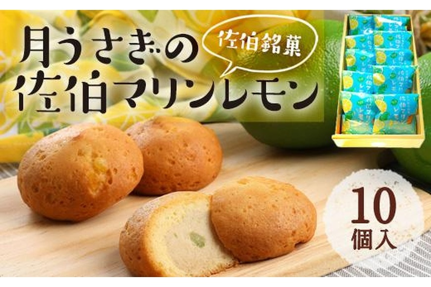 月うさぎの佐伯マリンレモン (計10個) レモン レモンケーキ スイーツ スウィーツ 菓子 焼き菓子 洋菓子 おやつ セット 個装 大分県 佐伯市【ER002】【古川製菓】