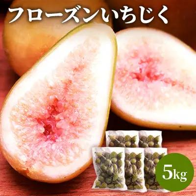 いちじく フルーツ 冷凍いちじく 無花果【5kg(1kg×5袋)】【冷凍】