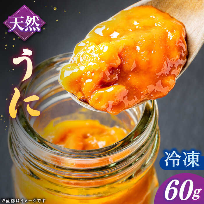 【ふるさと納税】【25年6月以降発送】【予約受付中】壱岐産 冷凍 生うに 60g×1本《壱岐市》【馬渡水産】 生ウニ うに ウニ 雲丹 紫うに ムラサキウニ 海鮮 希少 冷凍配送[JAQ011]