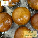 【ふるさと納税】 藍葉入り丸パン 20個(2個入り×10袋) | 徳島県 鳴門市 食べる藍 冷凍パン 朝食 藍らぼ・AWA