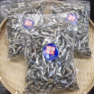 ふるさと納税 京都府 じゃこ(混ぜり煮干し)500g×3袋