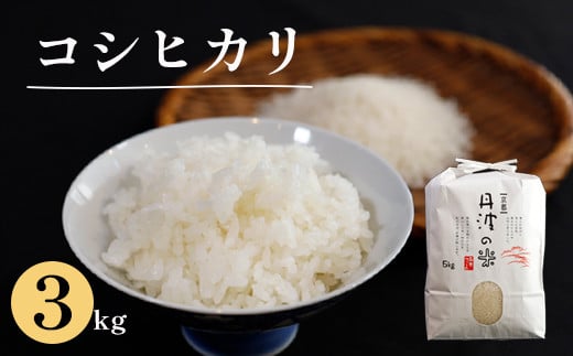 
京都産コシヒカリ3kg 米 コシヒカリ 3kg 精米 白米 こめ コメ お米 おこめ こしひかり 綾部 京都府
