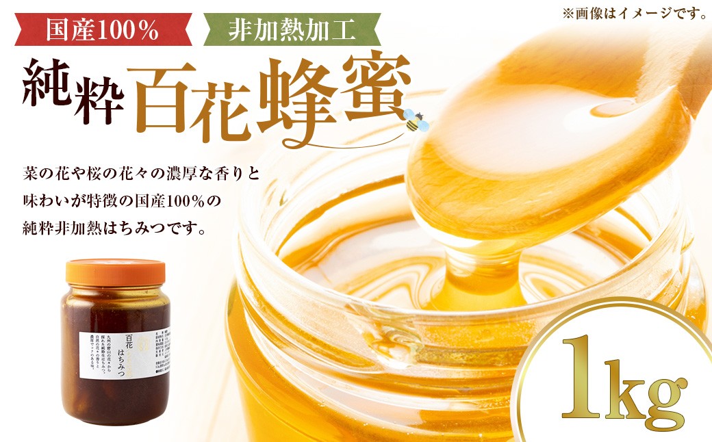 
            上村養蜂場 徳用 国産100％純粋百花蜂蜜 1kg
          