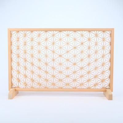 ふるさと納税 富山県 縁起組子アートパネル　あさのは