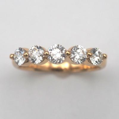 ふるさと納税 甲府市 K18　1ct ダイヤモンド リング　HR-009570 |  | 01