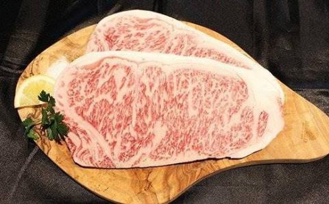№2039-3 鹿児島南州黒牛霜降りロースステーキ