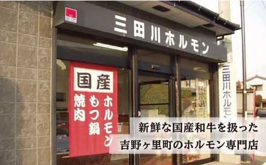 プリプリで味わい深い！ホルモン専門店の和牛丸腸600g（約34人前）【三田川ホルモン専門店】吉野ヶ里町 [FAC006]