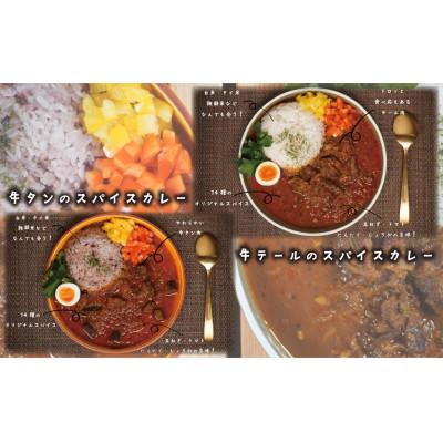 ふるさと納税 福津市 【本格スパイス】国産牛テールのスパイスカレーと牛タンのスパイスカレー食べ比べセット[F4470s] |  | 01