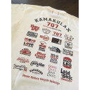 【ふるさと納税】鎌倉ブランドの老舗「KAMAKULAX」の定番オリジナルALL LOGO Tシャツ【ホワイト】Lサイズ