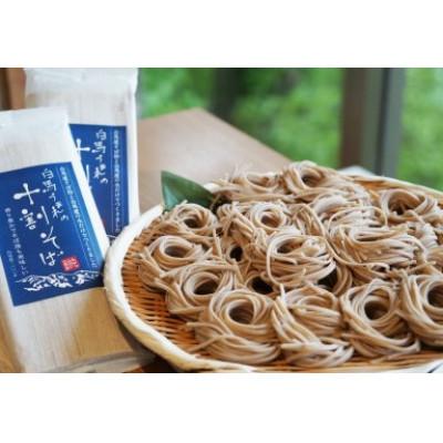 ふるさと納税 白馬村 白馬うまれの十割そば　2袋