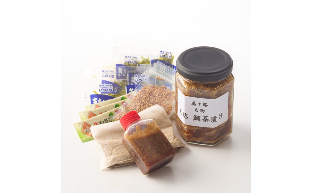  「美々庵」名物 天然鯛茶漬けセット_HA0102