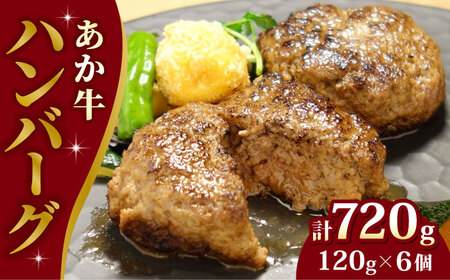 あか牛100％ハンバーグ 6個 ハンバーグ ハンバーグ ハンバーグ ハンバーグ ハンバーグ [YCG116]