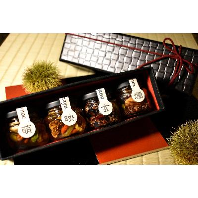 ふるさと納税 すさみ町 ナッツ・ドライフルーツの蜂蜜漬　峠プレミアム4種セット【萌】【映】【玄】【爛】