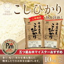 【ふるさと納税】【新米】令和6年産 2年連続特A評価!千葉県産コシヒカリ10kg（5kg×2袋） ふるさと納税 米 お米 10kg 千葉県産 大網白里市 コシヒカリ 精米 こめ 送料無料 E001