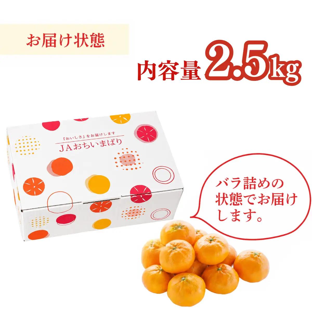 みかん ＜先行受付＞ 甘平 かんぺい レギュラー箱 2.5kg 愛媛