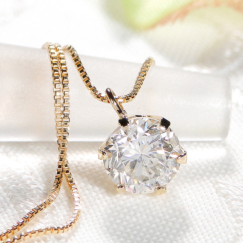 ダイヤ1ct ペンダント(イエローゴールド)