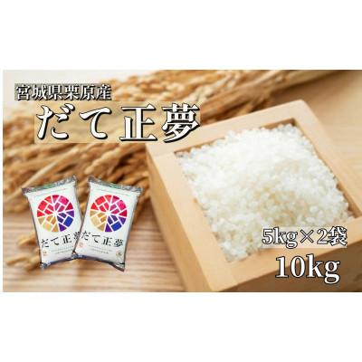 ふるさと納税 栗原市 【令和7年産】宮城栗原産 だて正夢 白米10kg (5kg×2袋)