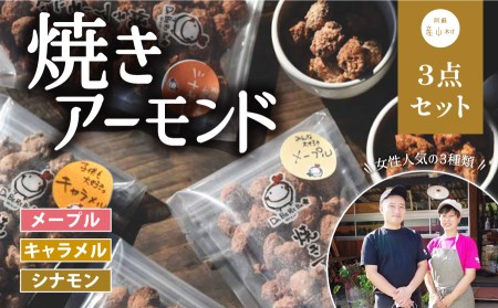 焼きアーモンド メープル・シナモン・キャラメル 300g|DABERIBA