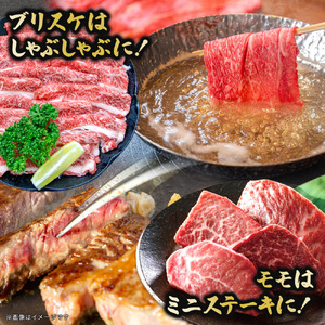 博多和牛 しゃぶしゃぶ＆切り落とし＆ミニステーキ Bセット 072-251
