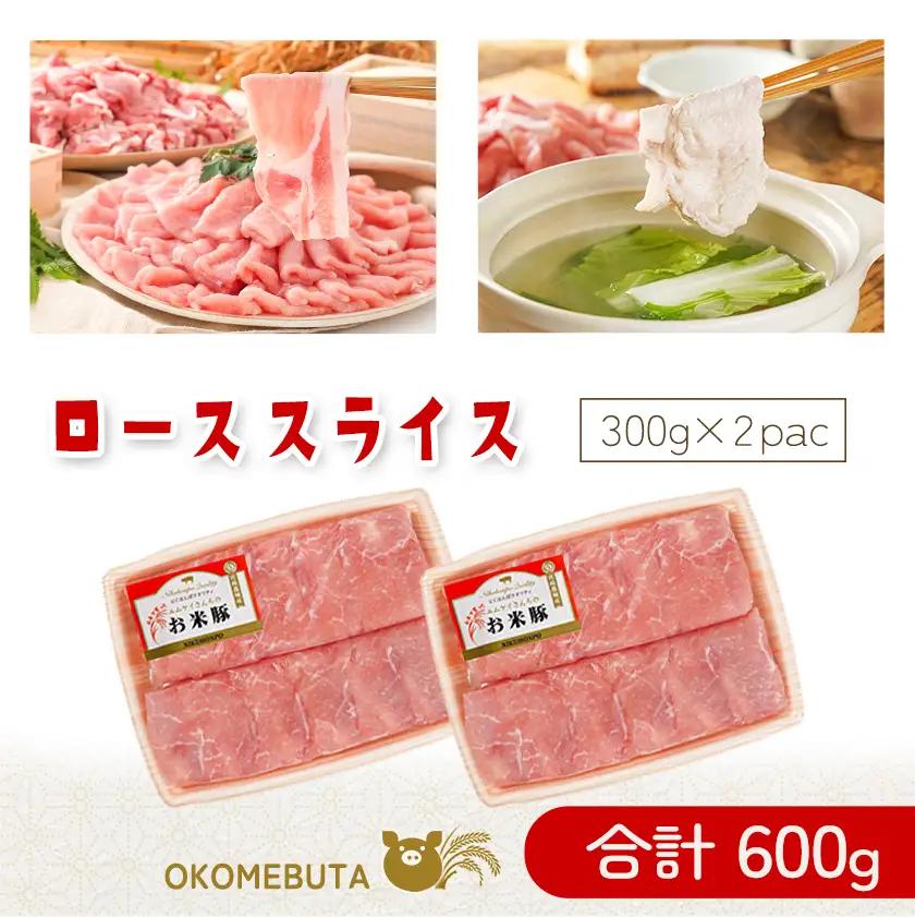 お米豚2.2kgセット〔14-3101〕_(都城市) 豚肉 豚ロース 豚こま切れ 豚バラ肉 豚肩ロース ブランド豚 小分け スライス肉  ギャル曽根さんおすすめの豚肉返礼品