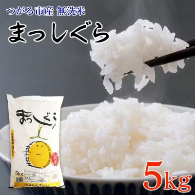 ふるさと納税 つがる市 無洗米 まっしぐら 5kg [0904]