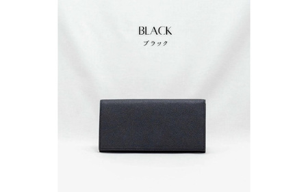 BLACK(ブラック) 見せない美学 16枚収納の薄型本革財布/ 本革かぶせ式長財布 FRUGAL（フルーガル）