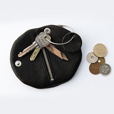 ふるさと納税 高森町 市田柿デザイン鹿革キーケース/ブラック |  | 03