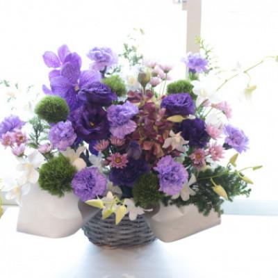 ふるさと納税 筑西市 【毎月定期便】仏花アレンジメント/LLサイズ〜花瓶不要!届いてそのまま飾れます全6回 |  | 03