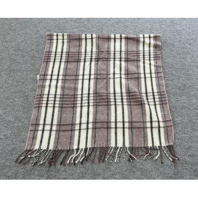 ふるさと納税 泉大津市 ウール100%　可愛いチェック柄のウールひざ掛け　大判サイズ(70×140cm)　AW-502 |  | 01